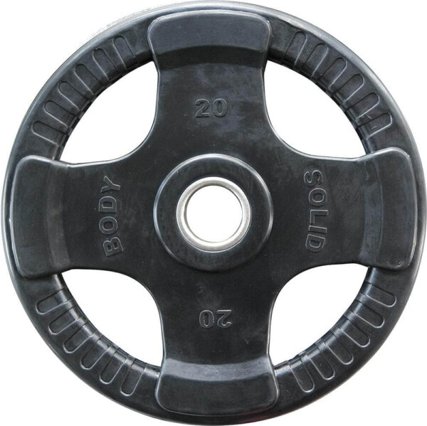 Body-Solid Rubber 4-Grip Olympic Plate 50mm 20 kg