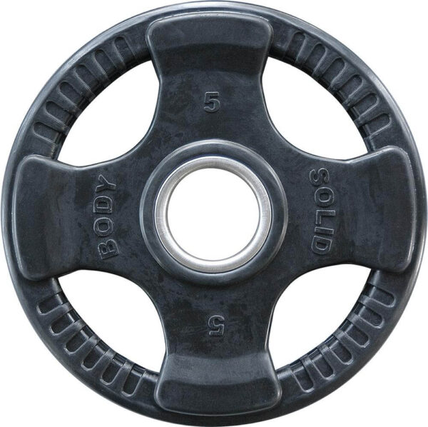 Body-Solid Rubber 4-Grip Olympic Plate 50mm 5kg