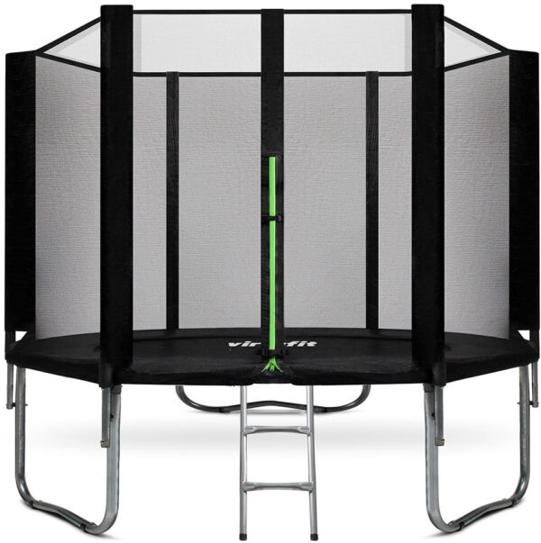 virtufit trampoline met veiligheidsnet zwart 305 cm